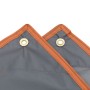 Poncho de lluvia con capucha 2 en 1 gris y naranja 223x145 cm de , Camping y senderismo - Ref: Foro24-4004199, Precio: 24,37 ...