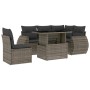 Set de muebles de jardín 6 pzas y cojines ratán sintético gris de , Conjuntos de jardín - Ref: Foro24-3268540, Precio: 437,10...