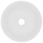 Matte white round ceramic luxury washbasin 40x15 cm by vidaXL, Sinks - Ref: Foro24-147009, Price: 84,46 €, Discount: %