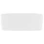 Lavabo de lujo redondo cerámica blanco mate 40x15 cm de vidaXL, Lavabos - Ref: Foro24-147009, Precio: 84,46 €, Descuento: %