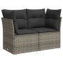 Set de sofás de jardín 10 pzas con cojines ratán sintético gris de , Conjuntos de jardín - Ref: Foro24-3268760, Precio: 708,6...
