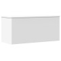 Caja de almacenaje madera de ingeniería blanca 100x42x46 cm de , Baúles de almacenamiento - Ref: Foro24-840660, Precio: 97,83...