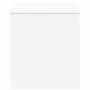 Caja de almacenaje madera de ingeniería blanca 100x42x46 cm de , Baúles de almacenamiento - Ref: Foro24-840660, Precio: 97,83...