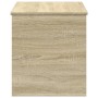Caja de almacenaje madera ingeniería roble Sonoma 100x42x46 cm de , Baúles de almacenamiento - Ref: Foro24-840662, Precio: 86...