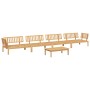 Set de sofás de palets de jardín 5 pzas madera maciza de acacia de , Sofás de exterior - Ref: Foro24-3209311, Precio: 565,63 ...