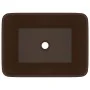 Matte dark brown ceramic luxury washbasin 41x30x12 cm by vidaXL, Sinks - Ref: Foro24-147050, Price: 49,40 €, Discount: %
