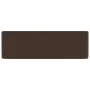 Matte dark brown ceramic luxury washbasin 41x30x12 cm by vidaXL, Sinks - Ref: Foro24-147050, Price: 49,40 €, Discount: %