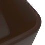 Lavabo de lujo cerámica marrón oscuro mate 41x30x12 cm de vidaXL, Lavabos - Ref: Foro24-147050, Precio: 61,87 €, Descuento: %