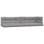 Set de sofás de palets de jardín y cojines 4 pzas madera acacia de , Sofás de exterior - Ref: Foro24-3209332, Precio: 615,83 ...
