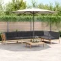 Set de sofás de palets de jardín y cojines 5 pzas madera acacia de , Sofás de exterior - Ref: Foro24-3209385, Precio: 937,35 ...