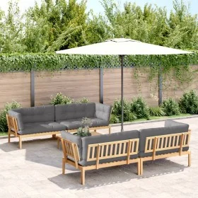Garten-Palettensofa-Set mit 5-teiligen Kissen aus Akazienholz. von , Outdoor-Sofas - Ref: Foro24-3209422, Preis: 1,00 €, Raba...