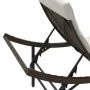 Sun loungers with cushions 2 units synthetic brown rattan by , Loungers - Ref: Foro24-3277302, Price: 249,76 €, Discount: %
