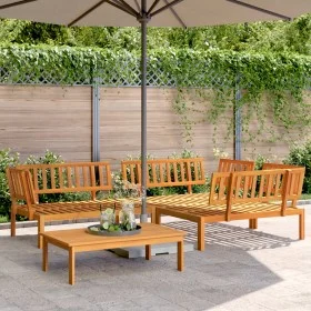 Garten-Palettensofaset 4-teilig Massivholz Akazie von , Outdoor-Sofas - Ref: Foro24-3209434, Preis: 496,90 €, Rabatt: %