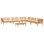 Set de sofás de palets de jardín 6 pzas madera maciza de acacia de , Sofás de exterior - Ref: Foro24-3209443, Precio: 788,27 ...