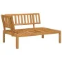 Set of 6-piece solid acacia wood garden pallet sofas by , Outdoor sofas - Ref: Foro24-3209443, Price: 725,21 €, Discount: %