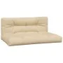 Central pallet garden sofas and 2 acacia wood cushions by , Outdoor sofas - Ref: Foro24-3209483, Price: 388,29 €, Discount: %