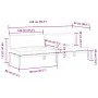 Central pallet garden sofas and 2 acacia wood cushions by , Outdoor sofas - Ref: Foro24-3209483, Price: 388,29 €, Discount: %