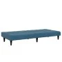 Zweiplätziges Schlafsofa mit blauem Samthocker. von , Sofas - Ref: Foro24-3258091, Preis: 307,57 €, Rabatt: %
