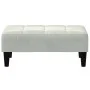 Sofá cama de 2 plazas con taburete terciopelo gris claro de , Sofás - Ref: Foro24-3258098, Precio: 330,49 €, Descuento: %