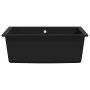Kitchen sink with black granite overflow by vidaXL, Sinks - Ref: Foro24-147069, Price: 158,82 €, Discount: %