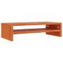 Soporte de monitor madera maciza pino marrón cera 50x24x13 cm de , Muebles TV - Ref: Foro24-847162, Precio: 22,37 €, Descuent...