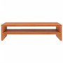 Soporte de monitor madera maciza pino marrón cera 50x24x13 cm de , Muebles TV - Ref: Foro24-847162, Precio: 22,37 €, Descuent...