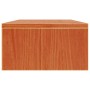 Soporte de monitor madera maciza pino marrón cera 50x24x13 cm de , Muebles TV - Ref: Foro24-847162, Precio: 22,37 €, Descuent...