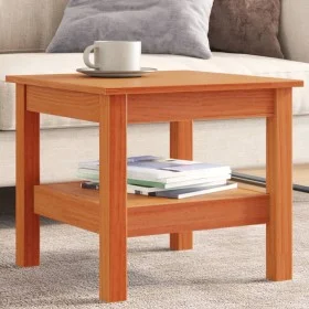 Mesa de centro madera maciza de pino marrón cera 45x45x40 cm de , Mesas de centro - Ref: Foro24-847174, Precio: 53,40 €, Desc...