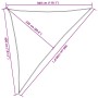 Toldo de vela poliéster oxford 100% arena 3x4x5 m de , Sombrillas - Ref: Foro24-4000934, Precio: 26,86 €, Descuento: %