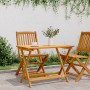 Mesa de jardín plegable madera maciza de acacia 90x52,5x65 cm de , Mesas de jardín - Ref: Foro24-364894, Precio: 93,75 €, Des...