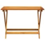 Mesa de jardín plegable madera maciza de acacia 90x52,5x65 cm de , Mesas de jardín - Ref: Foro24-364894, Precio: 93,75 €, Des...