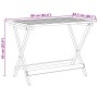 Mesa de jardín plegable madera maciza de acacia 90x52,5x65 cm de , Mesas de jardín - Ref: Foro24-364894, Precio: 93,75 €, Des...