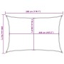 Toldo de vela poliéster oxford 100% arena 3x2 m de , Sombrillas - Ref: Foro24-4000560, Precio: 32,80 €, Descuento: %