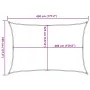 Toldo de vela poliéster oxford 100% arena 4,5x3,5 m de , Sombrillas - Ref: Foro24-4000574, Precio: 50,87 €, Descuento: %