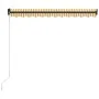 Toldo manual retráctil con LED amarillo y blanco 300x250 cm de vidaXL, Toldos - Ref: Foro24-3055222, Precio: 276,76 €, Descue...