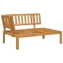 Set of garden pallet sofas and cushions 5 pieces acacia wood by , Outdoor sofas - Ref: Foro24-3209512, Price: 882,92 €, Disco...
