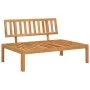 Set of garden pallet sofas and cushions 5 pieces acacia wood by , Outdoor sofas - Ref: Foro24-3209512, Price: 882,92 €, Disco...