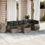 Set de sofás de jardín y cojines 8 piezas ratán sintético gris de , Conjuntos de jardín - Ref: Foro24-3268690, Precio: 530,74...