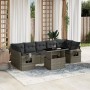 Set de sofás de jardín y cojines 8 piezas ratán sintético gris de , Conjuntos de jardín - Ref: Foro24-3267780, Precio: 551,59...