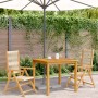 Sillas de jardín 2 uds madera maciza acacia polipropileno beige de , Sillas de jardín - Ref: Foro24-367656, Precio: 175,99 €,...