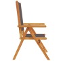 Sillas de jardín reclinables 6 uds tela madera maciza antracita de , Sillas de jardín - Ref: Foro24-3214542, Precio: 442,52 €...