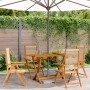 Sillas de jardín reclinables 4 uds madera maciza acacia beige de , Sillas de jardín - Ref: Foro24-3214535, Precio: 339,01 €, ...