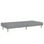Sofá cama de 2 plazas con taburete tela gris claro de , Sofás - Ref: Foro24-3258085, Precio: 305,48 €, Descuento: %