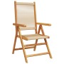 Sillas de jardín reclinables 8 uds madera maciza acacia beige de , Sillas de jardín - Ref: Foro24-3214537, Precio: 673,73 €, ...