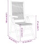 Sillas de jardín reclinables 8 uds madera maciza acacia beige de , Sillas de jardín - Ref: Foro24-3214537, Precio: 673,73 €, ...