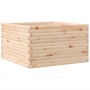 Jardinera madera maciza de pino 80x80x45,5 cm de , Maceteros y jardineras - Ref: Foro24-847258, Precio: 121,25 €, Descuento: %