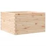 Jardinera madera maciza de pino 80x80x45,5 cm de , Maceteros y jardineras - Ref: Foro24-847258, Precio: 119,64 €, Descuento: %