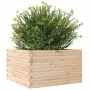 Jardinera madera maciza de pino 80x80x45,5 cm de , Maceteros y jardineras - Ref: Foro24-847258, Precio: 119,64 €, Descuento: %