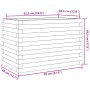 Jardinera madera maciza de abeto Douglas 70x40x45,5 cm de , Maceteros y jardineras - Ref: Foro24-847266, Precio: 91,19 €, Des...