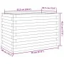 Jardinera madera maciza de abeto Douglas 70x40x45,5 cm de , Maceteros y jardineras - Ref: Foro24-847266, Precio: 90,23 €, Des...
